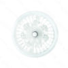 Pendente Ventilador Led 100% Cobre Branco 50cm - Sindora DCF08008