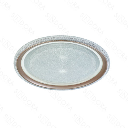 Plafon Led Metal Cinza e Acrílico 30X7,5CM – Sindora DCX02344