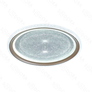 Plafon Led Metal Dourado e Acrílico 43X8CM DCX02345