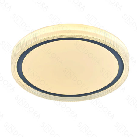 Plafon Led Metal Cromado e Acrílico 39x7cm – Sindora DCX02347