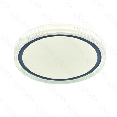 Plafon Led Metal Cromado e Acrílico 49x7cm – Sindora DCX02348
