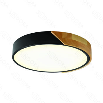 Plafon Led Metal Preto e Acrílico 51x5,5cm – Sindora DCX02354
