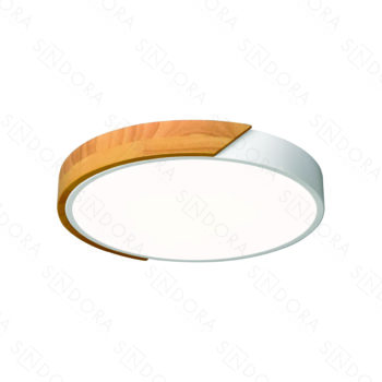 Plafon Led Metal Branco e Acrílico 41x5cm - Sindora DCX02355