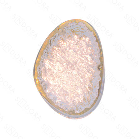 Arandela Metal Dourado e Acrilico 25X17X10CM- Sindora QB05194