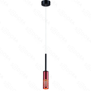 Pendente Metal Marrom e Acrílico 5×16,5×19CM – Sindora DCD01808