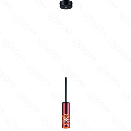 Pendente Metal Marrom e Acrílico 5×16,5×19CM – Sindora DCD01808
