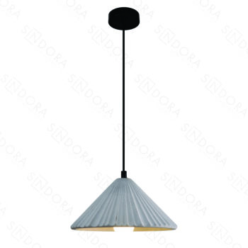 Pendente em Metal e Concreto 25x16CM - Sindora DCD02637