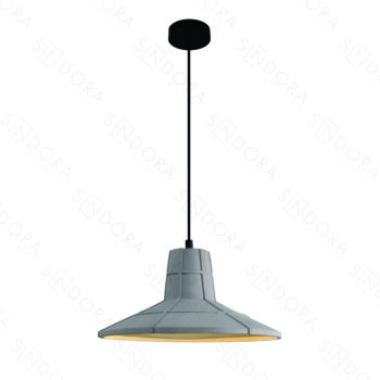 Pendente em Metal e Concreto 32x16CM - Sindora DCD02639