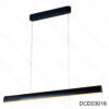 Pendente Alumínio Preto e Acrílico 100x3,5x200CM – Sindora DCD03016