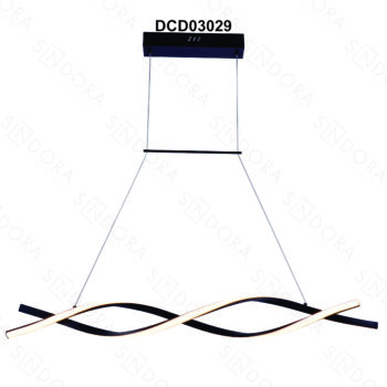 Pendente Alumínio Preto e Silicone 100CM – Sindora DCD03029