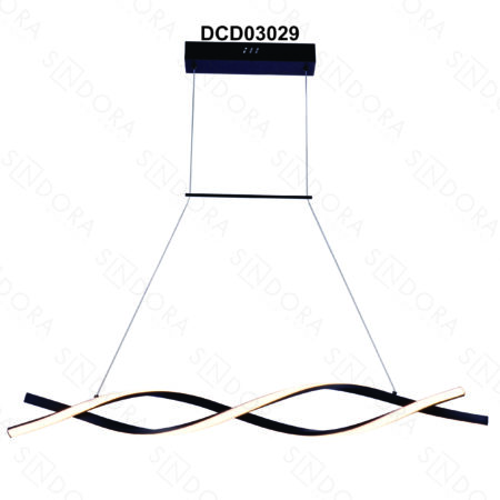 Pendente Alumínio Preto e Silicone 100CM – Sindora DCD03029