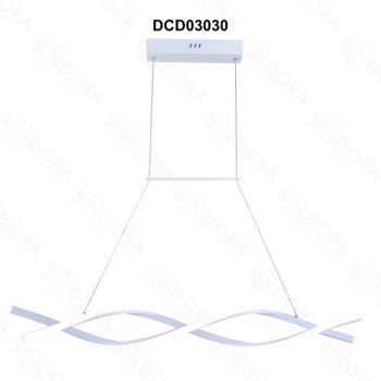 Pendente Alumínio Branco e Silicone 100CM – Sindora DCD03030
