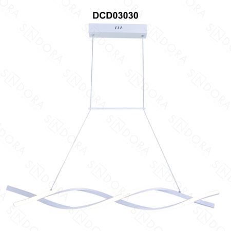 Pendente Alumínio Branco e Silicone 100CM – Sindora DCD03030