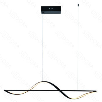 Pendente Alumínio Preto e Silicone 120CM – Sindora DCD03215