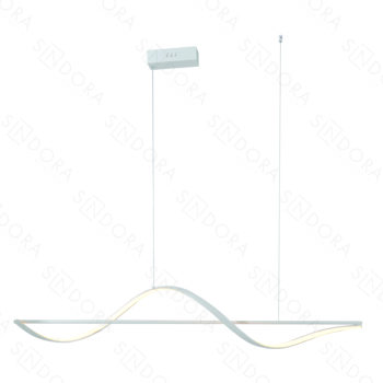 Pendente Alumínio Branco e Silicone 120CM – Sindora DCD03216