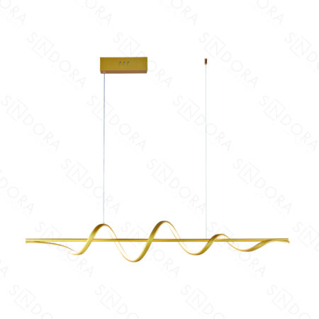 Pendente Alumínio Dourado e Silicone 100CM – Sindora DCD03248