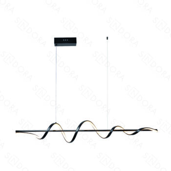 Pendente Alumínio Preto e Silicone 100CM – Sindora DCD03249