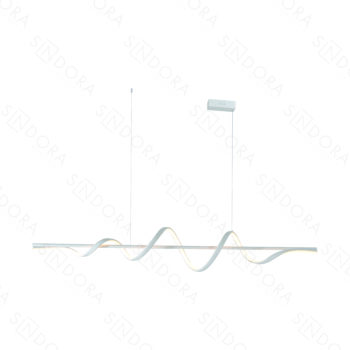 Pendente Alumínio Branco e Silicone 100CM – Sindora DCD03250