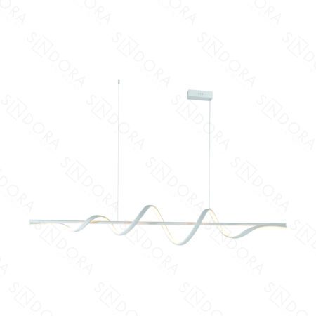 Pendente Alumínio Branco e Silicone 100CM – Sindora DCD03250