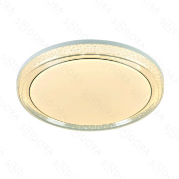 Plafon Metal Branco e Acrílico 40CM – Sindora DCX02329