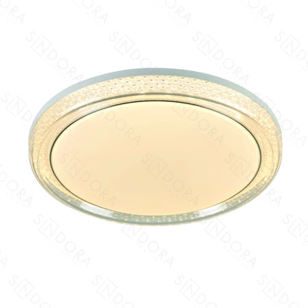Plafon Metal Branco e Acrílico 40CM – Sindora DCX02329