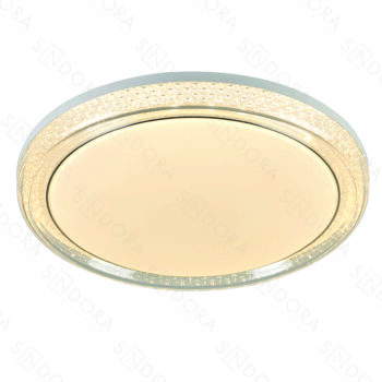 Plafon Metal Branco e Acrílico 50CM – Sindora DCX02330
