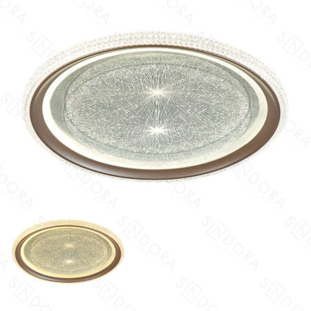 Plafon Metal Branco e Acrílico 30CM – Sindora DCX02340