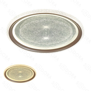 Plafon Metal Branco e Acrílico 40CM – Sindora DCX02341