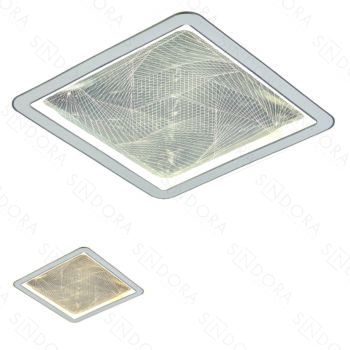 Plafon Metal Branco e Acrílico 40CM – Sindora DCX02343