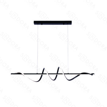 Pendente Metal Preto e Silicone 100x16,5x16,5CM – Sindora QD05318