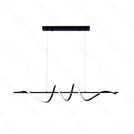 Pendente Metal Preto e Silicone 100x16,5x16,5CM – Sindora QD05318