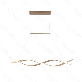 Pendente Metal Dourado e Silicone 100CM – Sindora QD05371
