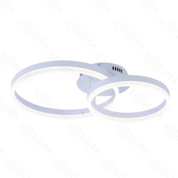 Plafon Alumínio Branco e Acrílico 30×40CM – Sindora QX05328