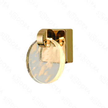 Arandela Metal Dourado e Cristal Nuvem 13×13 cm – Sindora DCB02191