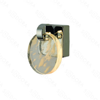 Arandela Metal Cromado e Cristal Nuvem 13×13 cm – Sindora DCB02192