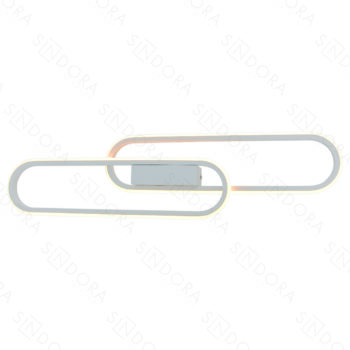 Arandela Metal Branco + Silicone 12×60CM – Sindora DCB03033