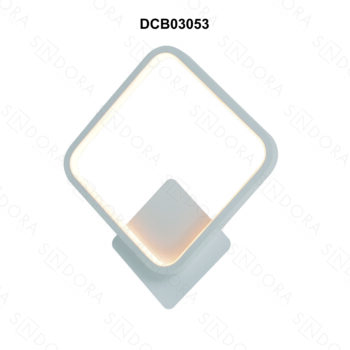 Arandela Metal Branco e Silicone 28×32CM – Sindora DCB03053