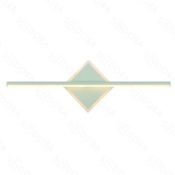 Arandela em Metal Branco com Silicone 20x60CM - Sindora DCB03077