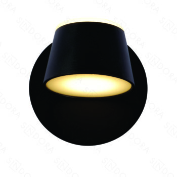 Arandela Metal Preto + Acrílico Luz Direta e Indireta 12×12CM – Sindora DCB03081 