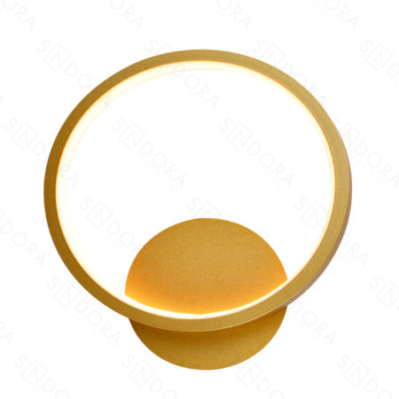 Arandela Metal Dourado e Silicone 22×24 cm – Sindora DCB03088