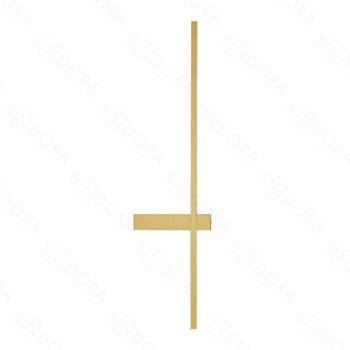 Arandela em Metal Dourado com Silicone 80x20x3CM - Sindora DCB03136