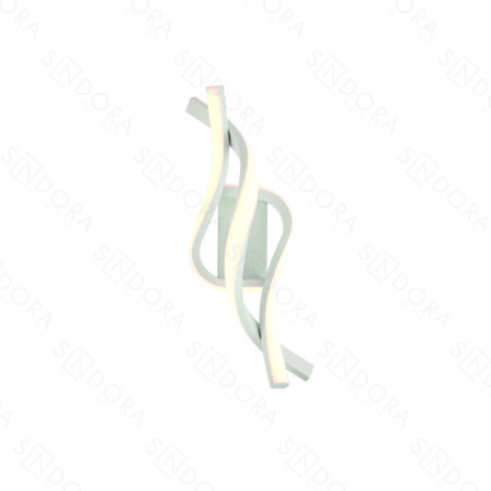 Arandela Alumínio Branco + Silicone 35×14×13CM – Sindora DCB03269