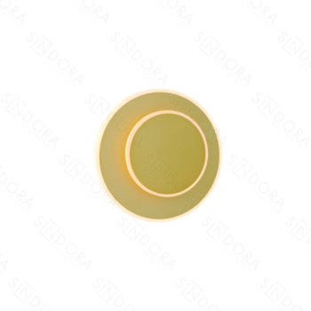 Arandela Metal Dourado Escovado e Acrílico Ângulo Ajustável 20cm – Sindora DCB03277