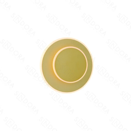 Arandela Metal Dourado Escovado e Acrílico Ângulo Ajustável 20cm – Sindora DCB03277