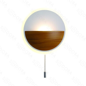 Arandela em Metal Palha com Acrílico 15CM - Sindora DCB03801