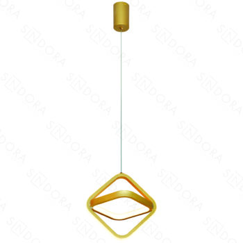 Pendente em Metal Dourado 22CM - Sindora DCD03202