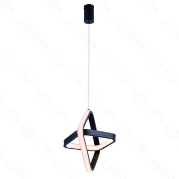 Pendente em Metal Preto 22CM - Sindora DCD03203