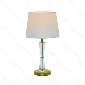 Abajur em Metal Bronze com Cristal 30x55CM - Sindora DCT00550