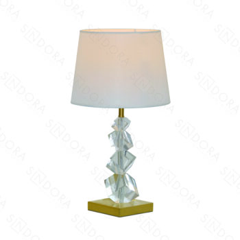 Abajur em Metal Bronze com Cristal 33x56CM - Sindora DCT00554