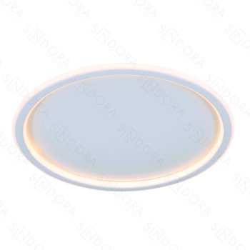 Plafon Metal Branco Silicone 40cm - Sindora DCX03113
